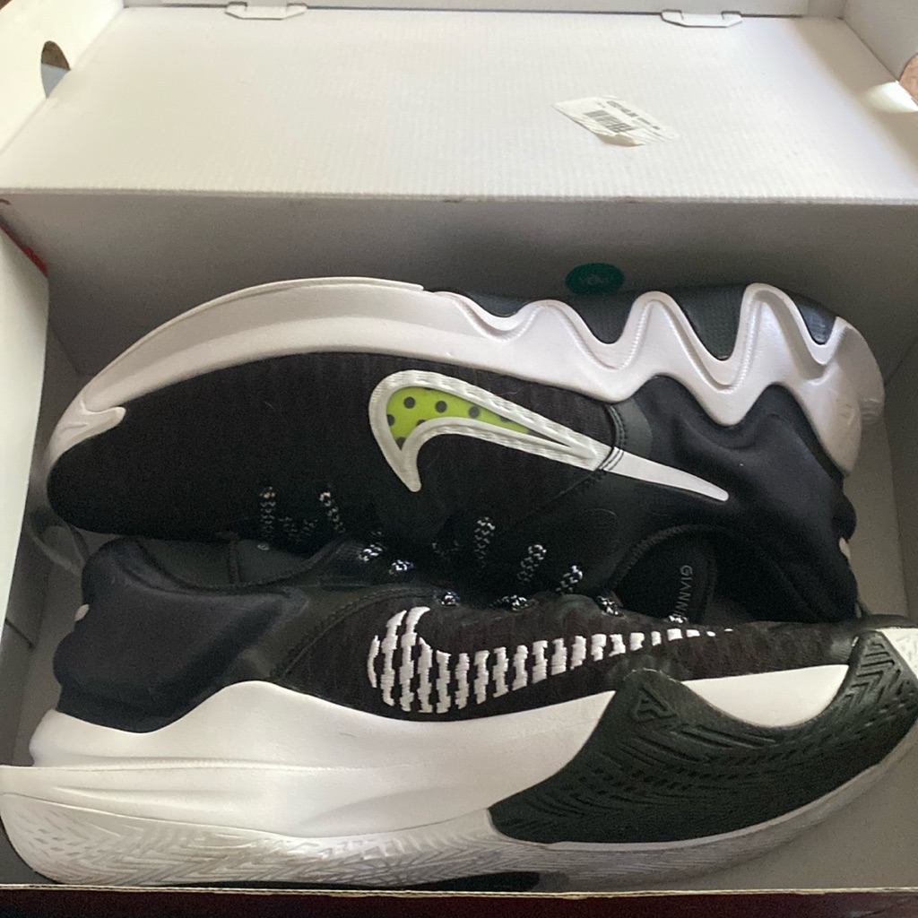 Size 13 Nike Giannis Immortality Black And White Very Clean No Box Kyrie Box